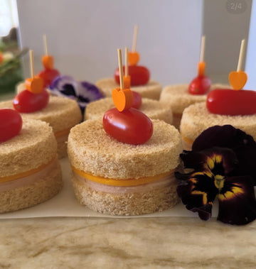 Turkey & Cheddar Tea Sandwiches