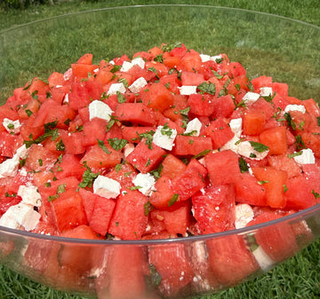 Watermelon + Mint + Feta Salad