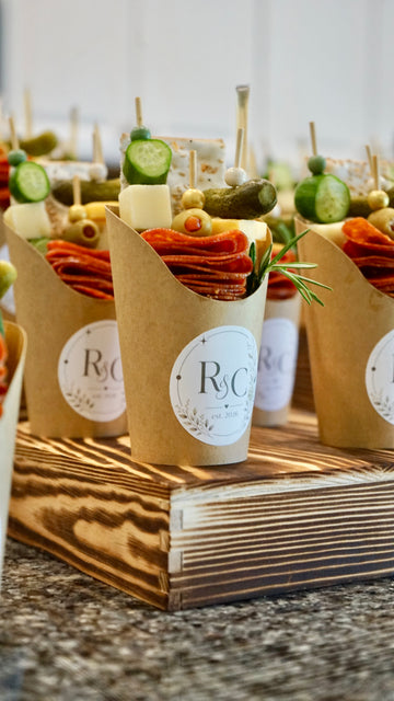 Charcuterie Party Cups - Brown