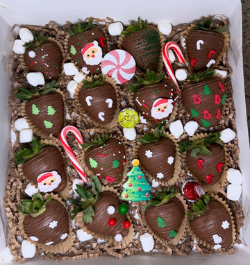 Xmas 1Dozen Chocolate Strawberries